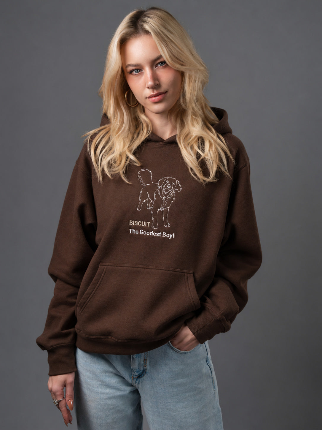 Custom Pet Portrait Hoodie