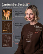 Custom Pet Portrait Crewneck