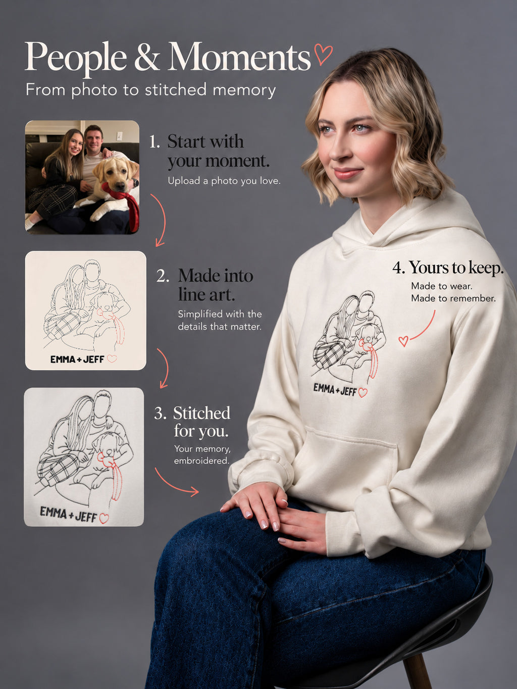 People & Moments Hoodie